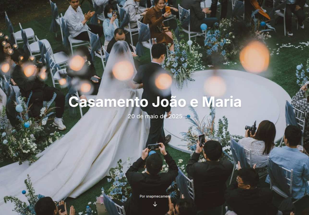Galeria de Entrega - Exemplo de casamento